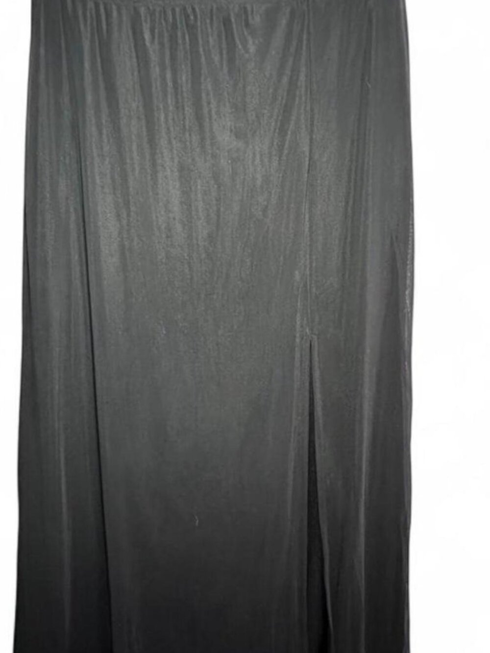 Mesh Maxi Skirt with Slit